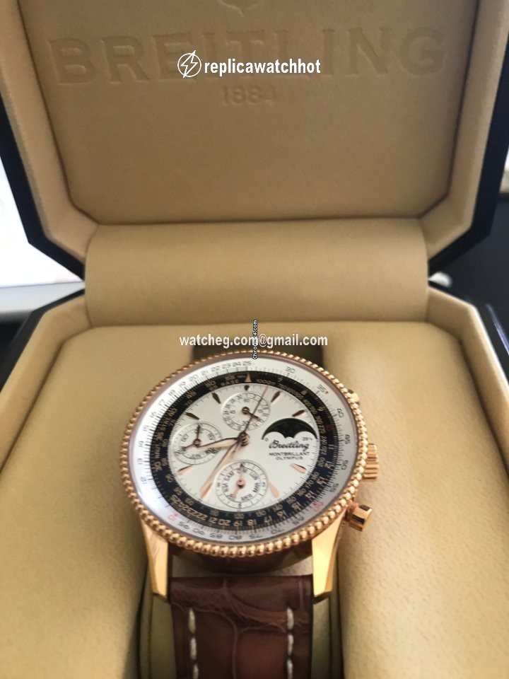 Breitling Montbrillant Olympus Mens watch Unisex Automatic Rose gold R19350 3