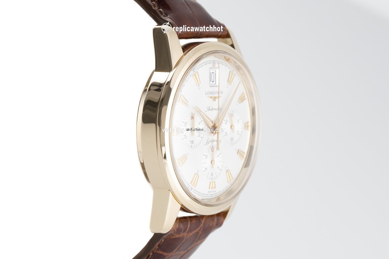 Longines Conquest Heritage Mens watch Unisex Automatic Red gold L1.641.8 3