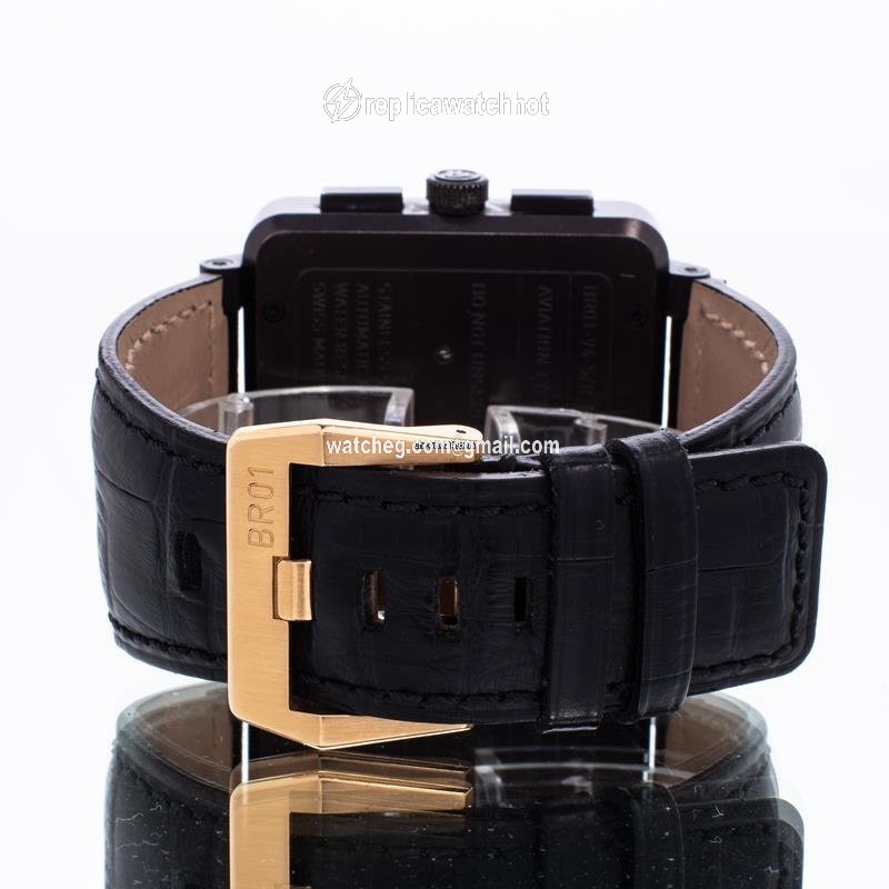 Bell & Ross BR 01-94 Chronographe Mens watch Unisex Automatic Gold Steel Br01 94 3