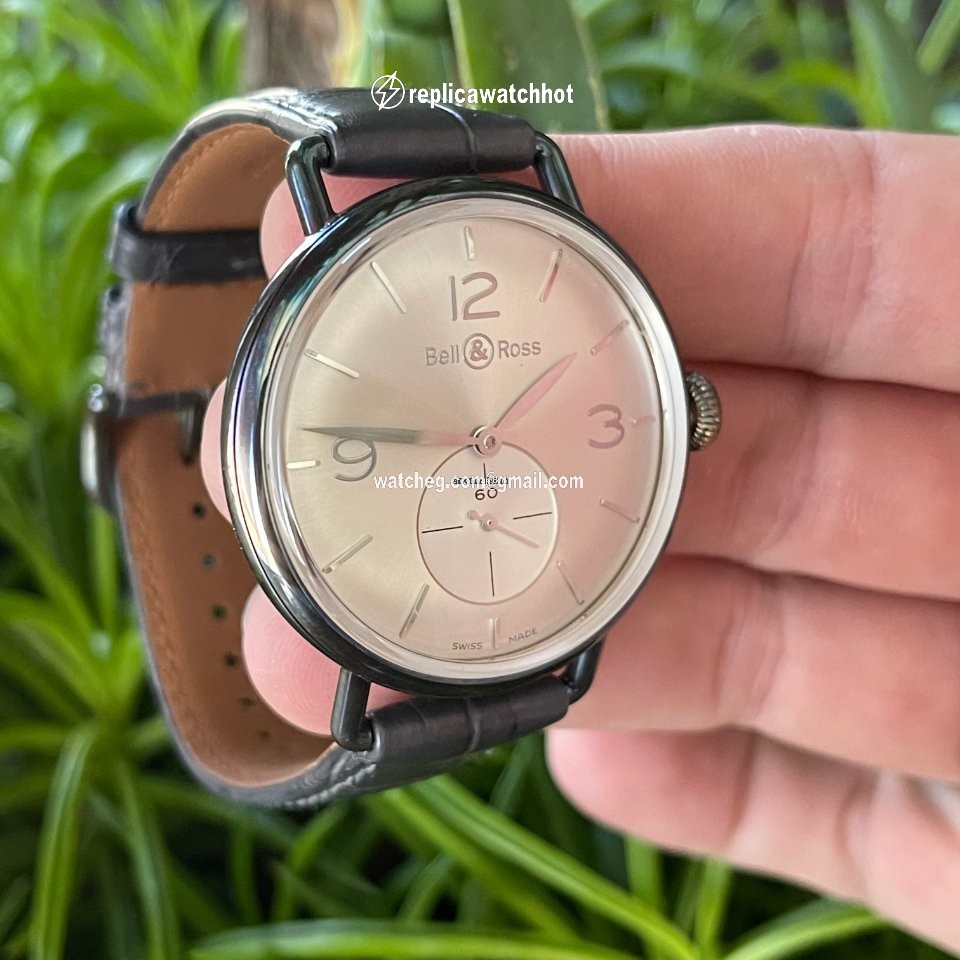 Bell & Ross Vintage Mens watch Unisex Manual winding Silver BRWW1-70-AG 3