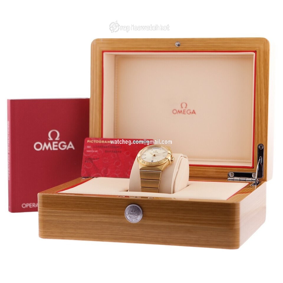 Omega Constellation Day-Date Mens watch Unisex Automatic Yellow gold 123.50.38.22.02.002 3