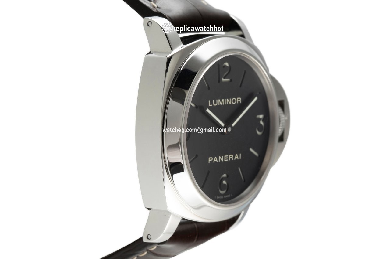 Panerai Luminor Base Mens watch Unisex Manual winding Steel PAM112 3