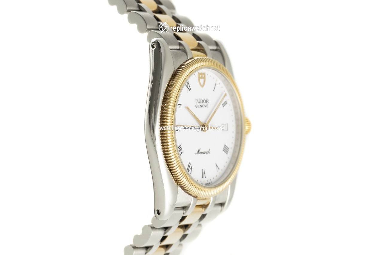 Tudor Monarch Mens watch Unisex Quartz Gold Steel 15633 3