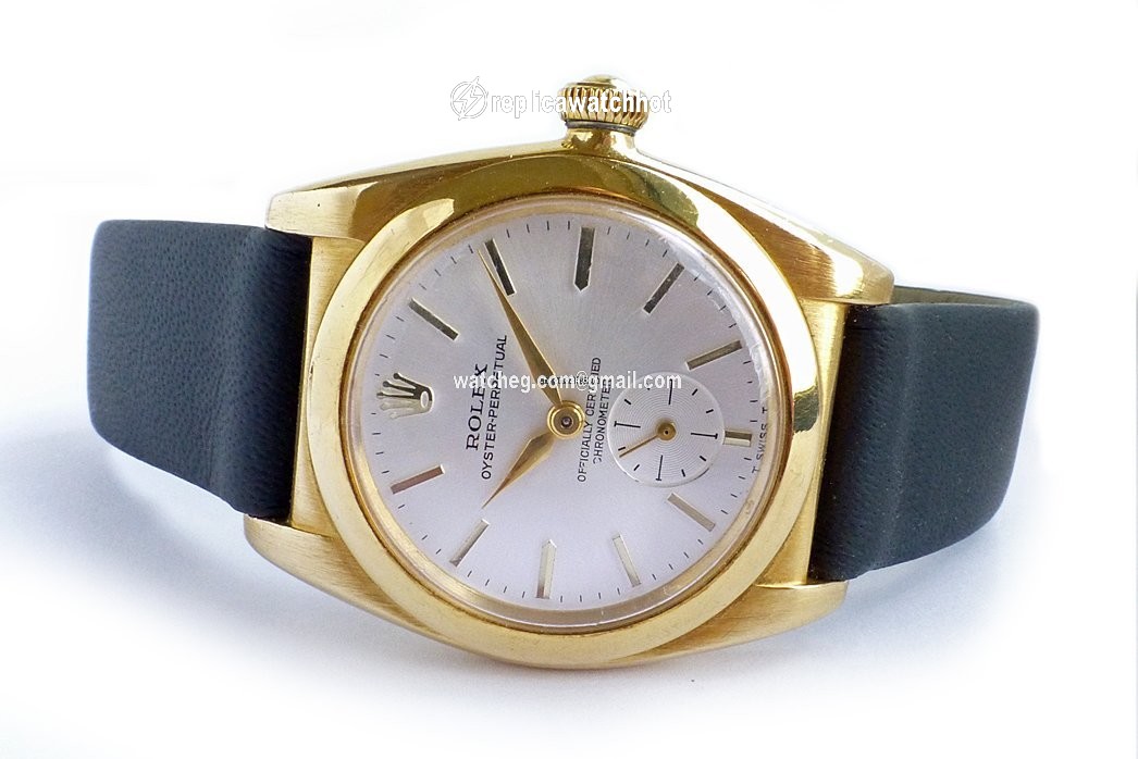 Rolex Bubble Back Mens watch Unisex Yellow gold Automatic 3130 3