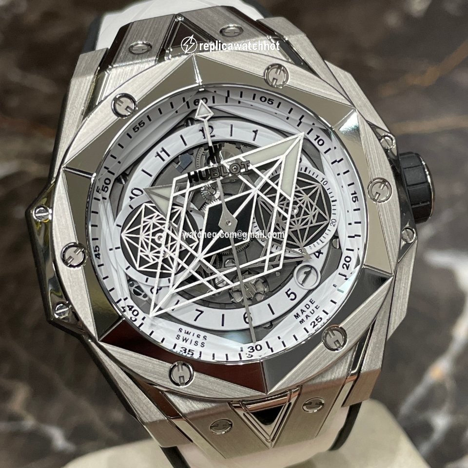 Hublot Big Bang Sang Bleu Mens watch Unisex Titanium 418.NX.2001.RX.MXM20 3
