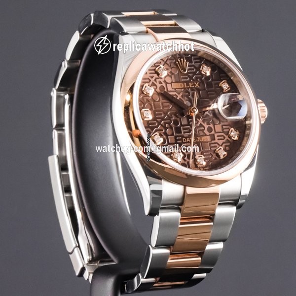 Rolex Datejust 36 Mens watch Unisex Gold Steel Automatic 126201 chojdj 3
