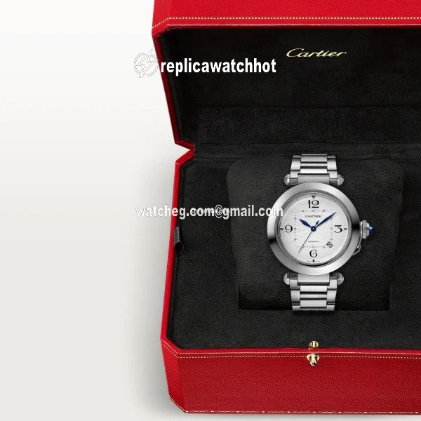 Cartier Pasha Mens watch Unisex Automatic Steel WSPA0009 3