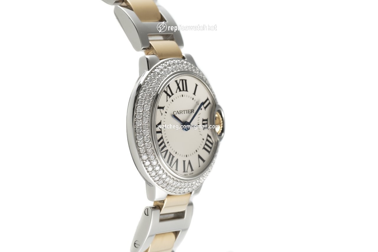 Cartier Ballon Bleu 28mm Womens watch Quartz Steel W2BB0010 3