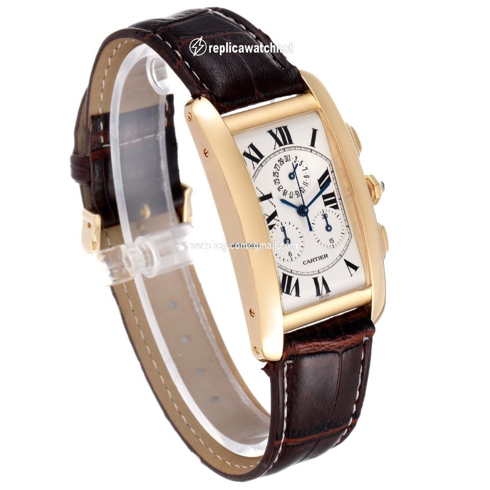 Cartier Tank Americaine Mens watch Unisex Quartz W2601156 3