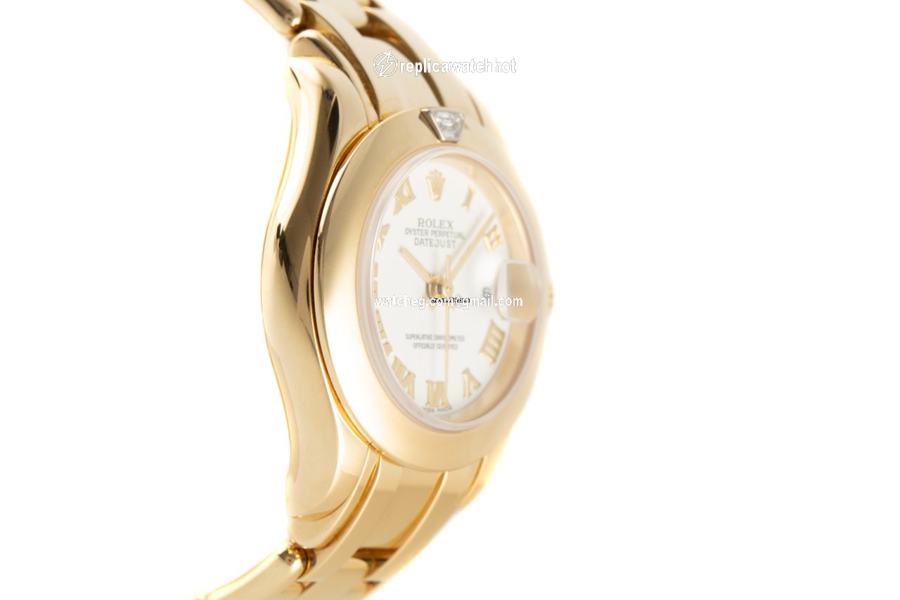 Rolex Lady-Datejust Pearlmaster Womens watch Yellow gold Automatic 80328 3