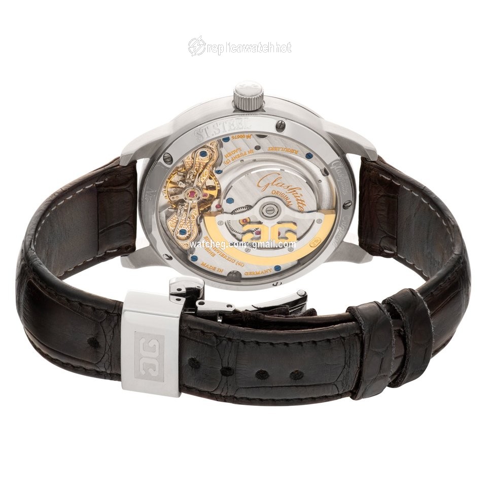 Glashtte Original PanoMaticDate Mens watch Unisex Automatic Steel 90-01-02-02-04 3