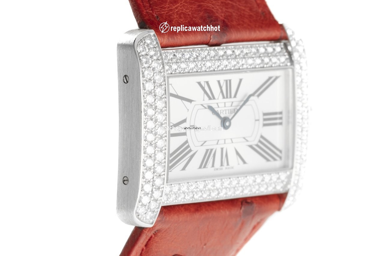 Cartier Tank Divan Womens watch Quartz White gold 2614 3