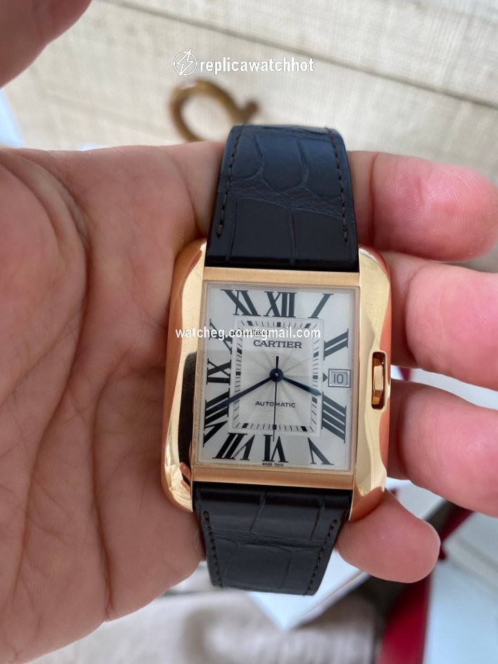 Cartier Tank Anglaise Mens watch Unisex Automatic Rose gold W5310004 3