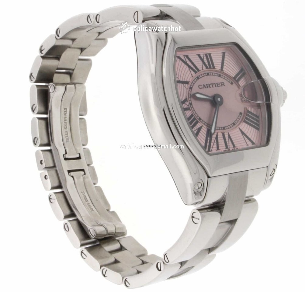 Cartier Roadster Mens watch Unisex Quartz Steel W62017V3 2675 3