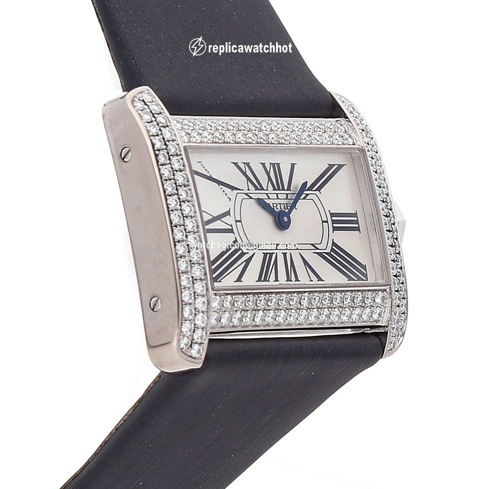 Cartier Tank Divan Womens watch Quartz White gold WA301236 3