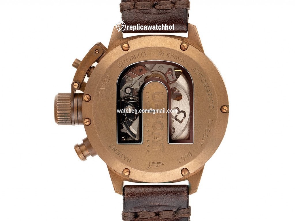 U-Boat Classico Mens watch Unisex Automatic Bronze 8063 3