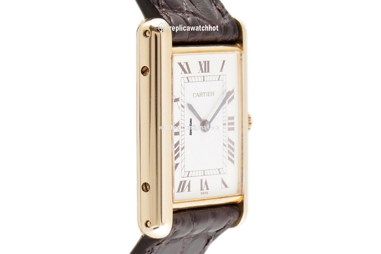 Cartier Tank Womens watch Quartz Yellow gold 8105 3