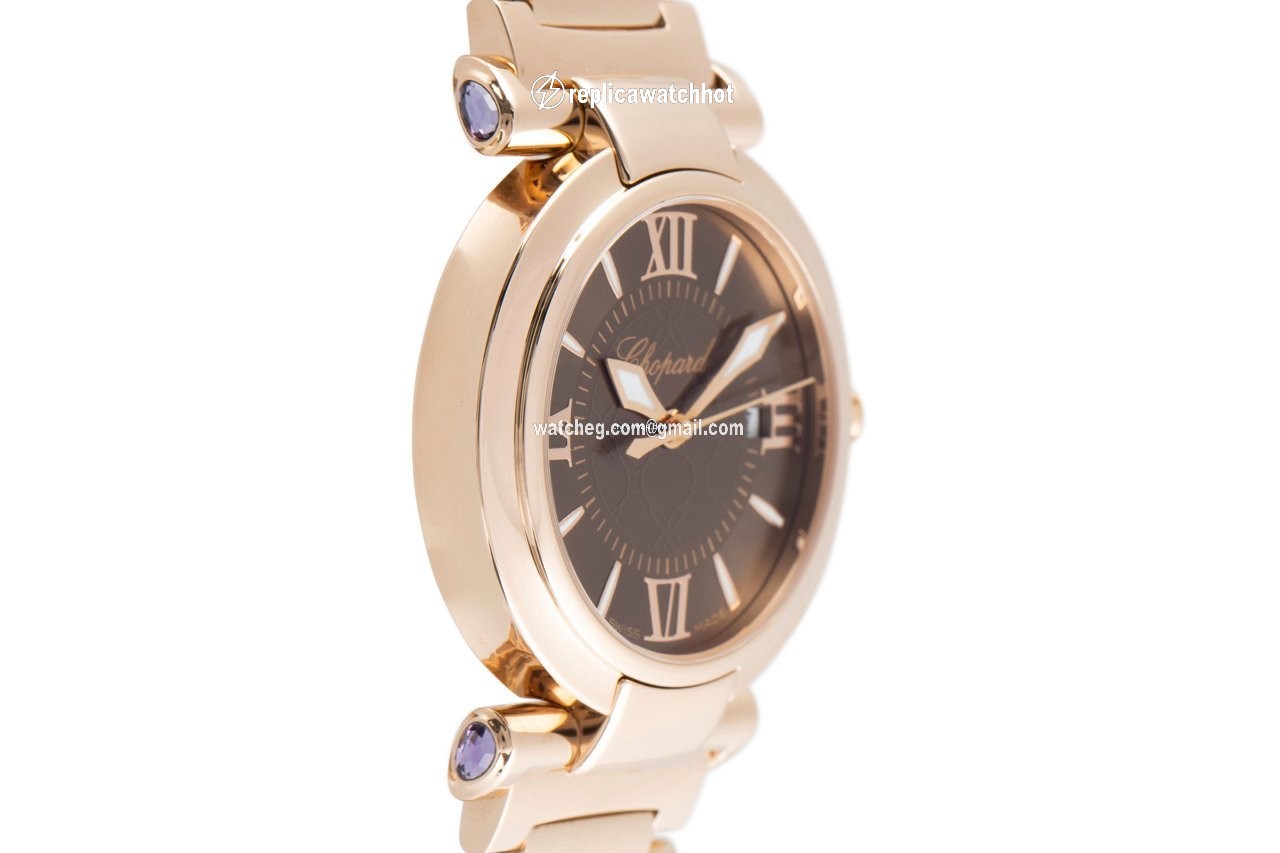 Chopard Imperiale Womens watch Quartz Red gold 384238-5006 3