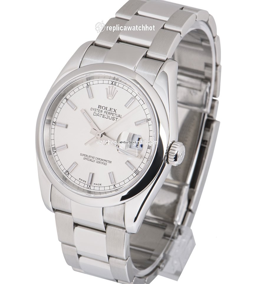 Rolex Datejust 36 Mens watch Unisex Steel Automatic 116200 3