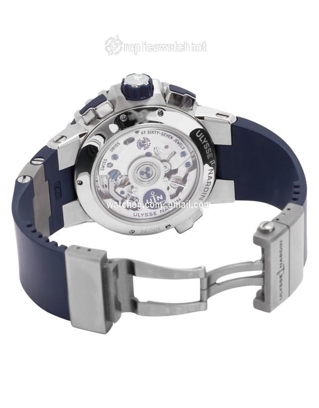 Ulysse Nardin Marine Regatta Mens watch Unisex Automatic Steel 1553-155 43 3