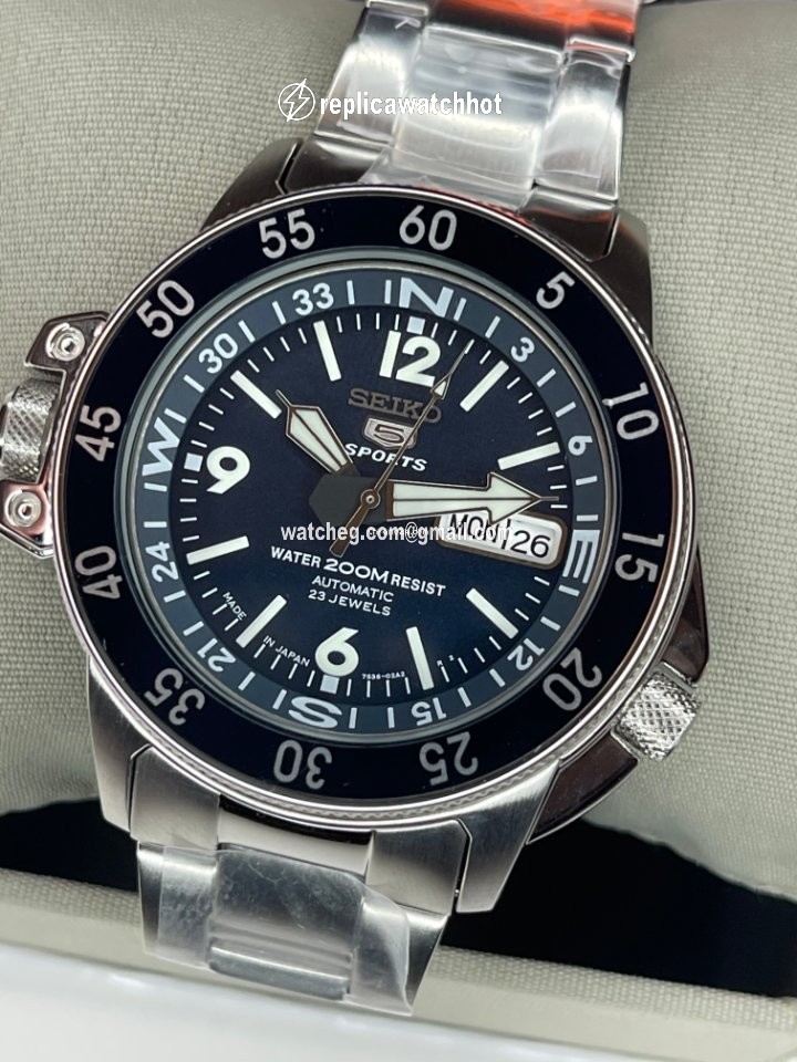 Seiko Mens watch Unisex Automatic Steel SKZ209J1 3