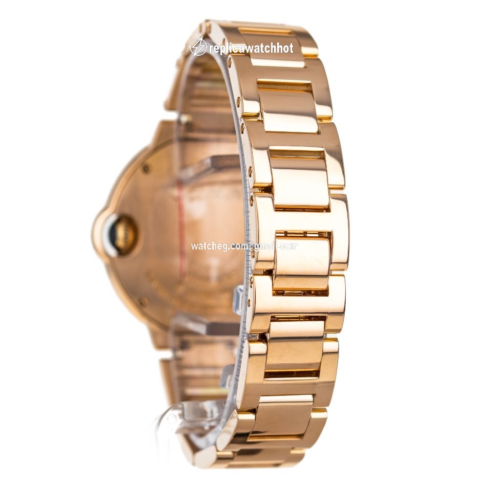 Cartier Ballon Bleu 33mm Womens watch Automatic Rose gold WE902064  3682 3