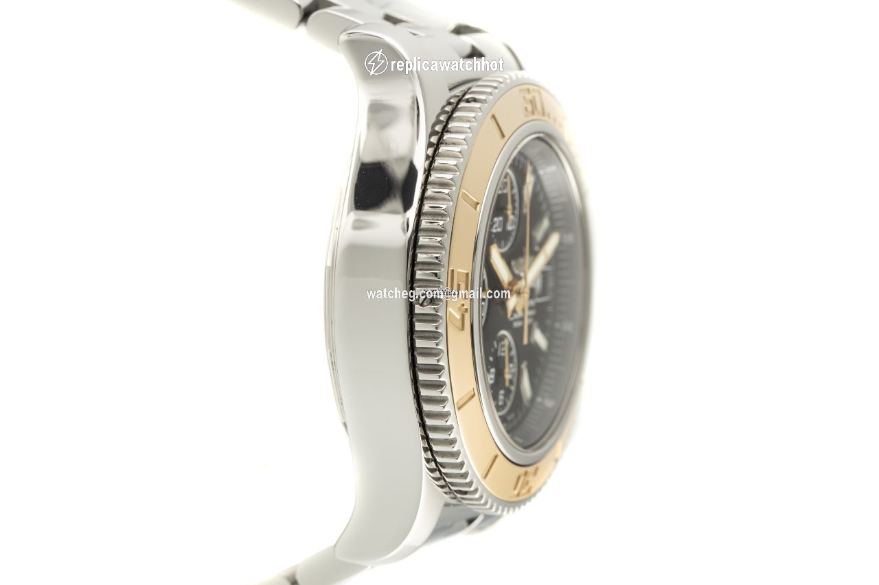 Breitling Superocean Chronograph II Mens watch Unisex Automatic Gold Steel C13341 3