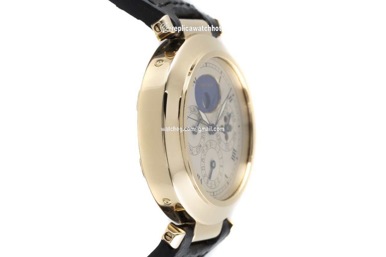 Cartier Pasha Mens watch Unisex Quartz Yellow gold 30003 3