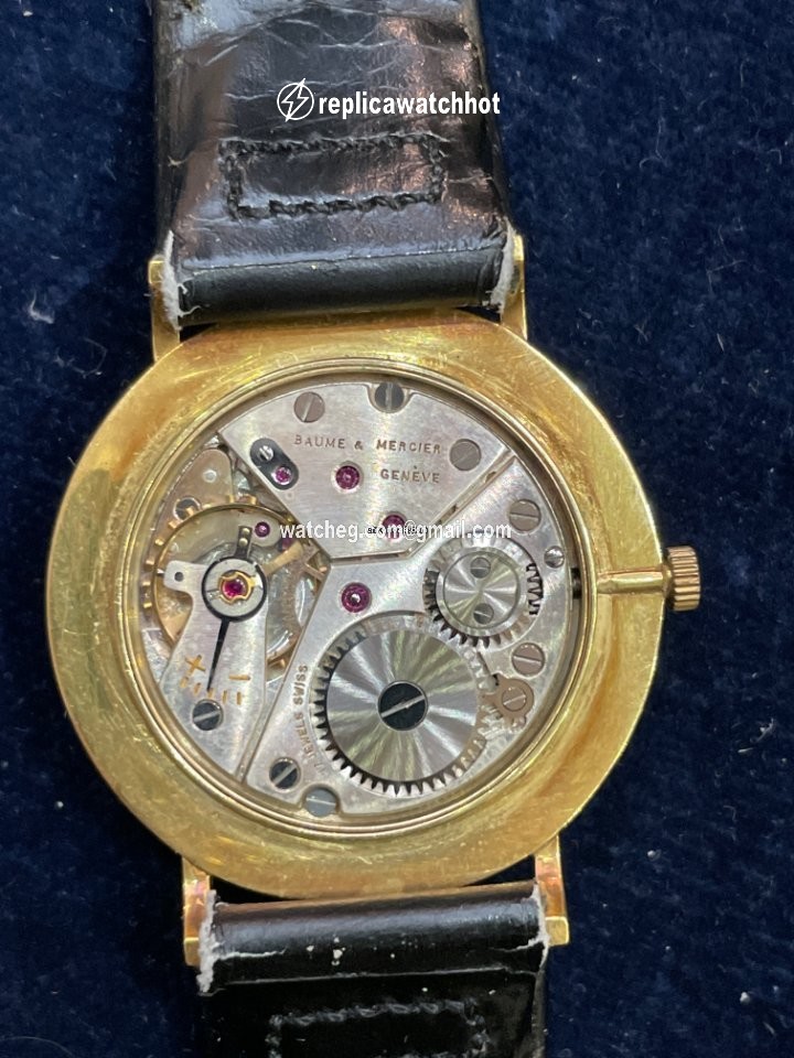 Baume & Mercier Mens watch Unisex Manual winding Yellow gold 3568 3