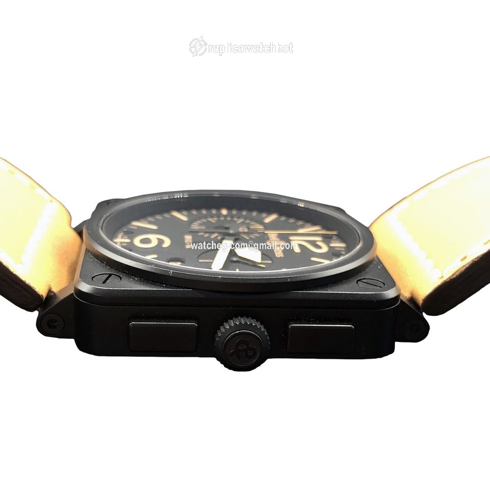 Bell & Ross BR 03-94 Chronographe Mens watch Unisex Automatic Ceramic BR0394-HERI-CE 3