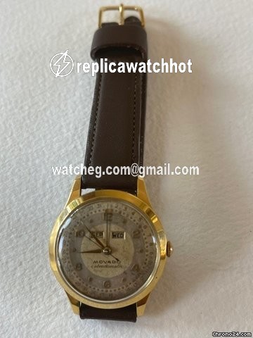 Movado Mens watch Unisex Automatic Yellow gold Movado Calendomatic 3