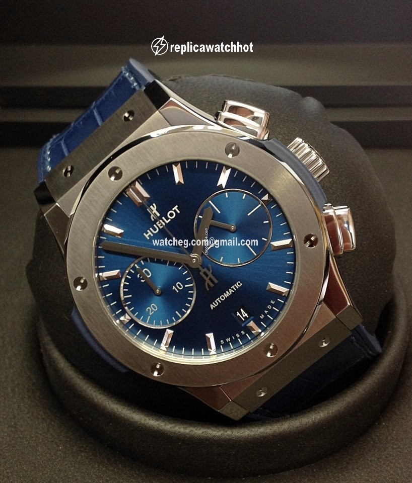 Hublot Classic Fusion Blue Mens watch Unisex Automatic Titanium 521.nx.7170.lr 3