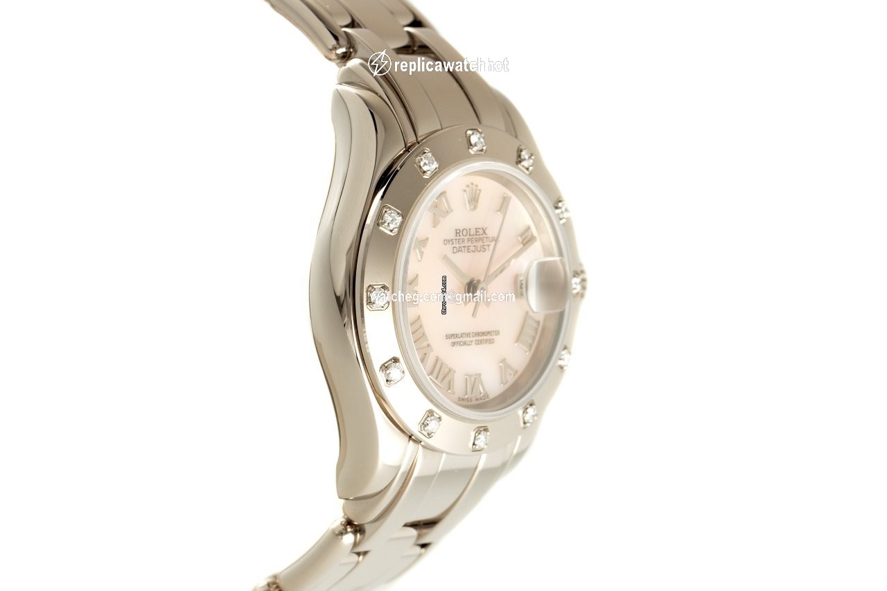Rolex Lady-Datejust Pearlmaster Womens watch White gold Automatic 69319 3