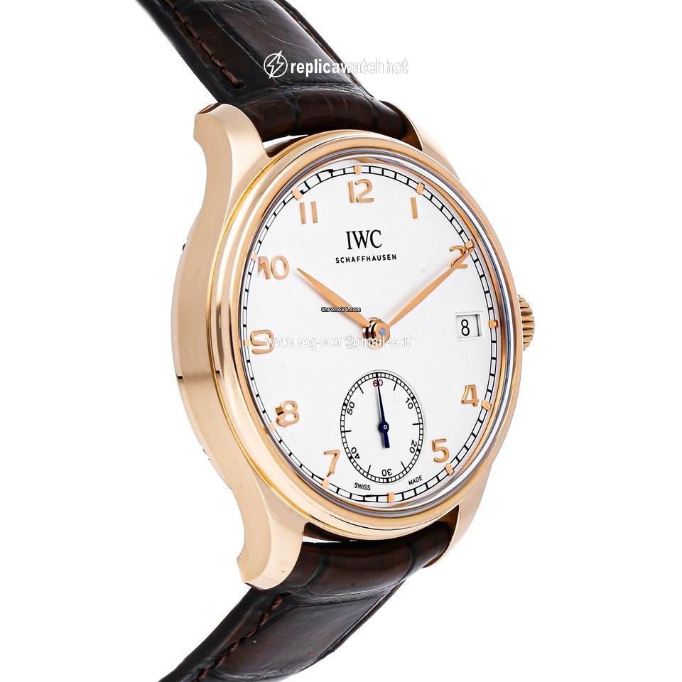 IWC Portuguese Hand-Wound Mens watch Unisex Manual winding Rose gold IW5102-04 3