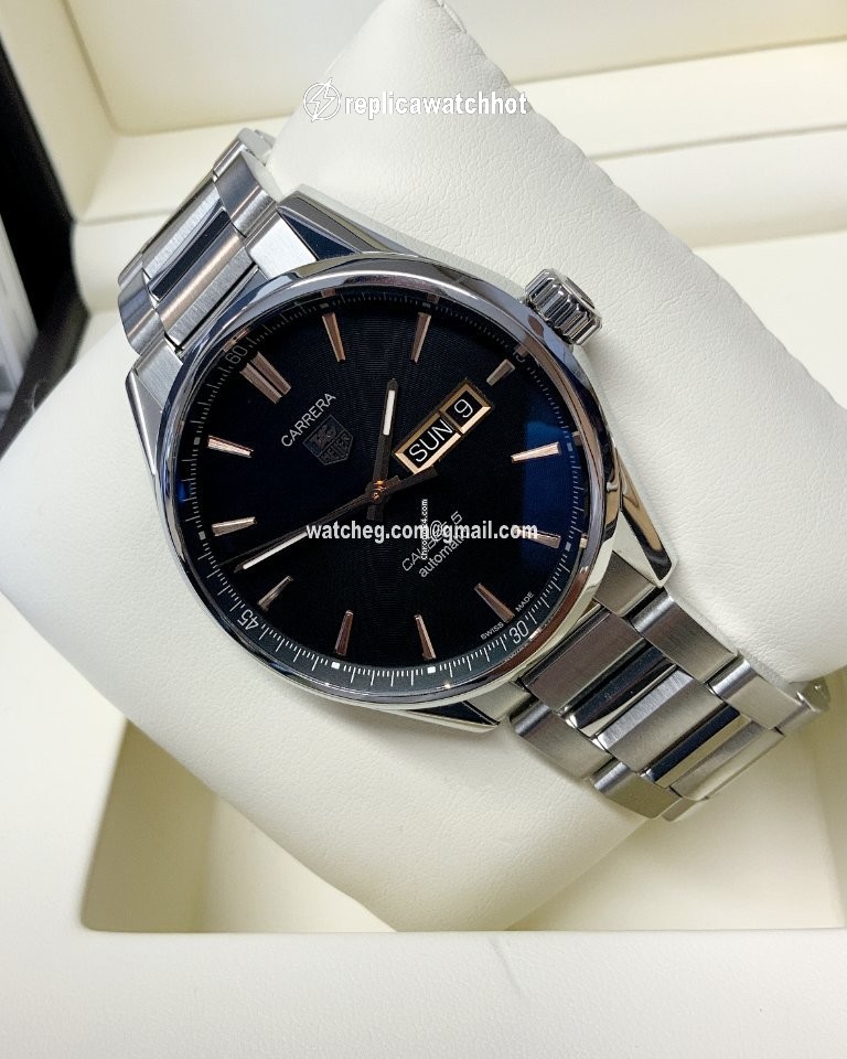 TAG Heuer Carrera Calibre 5 Mens watch Unisex Automatic Steel war201c.ba0723 3
