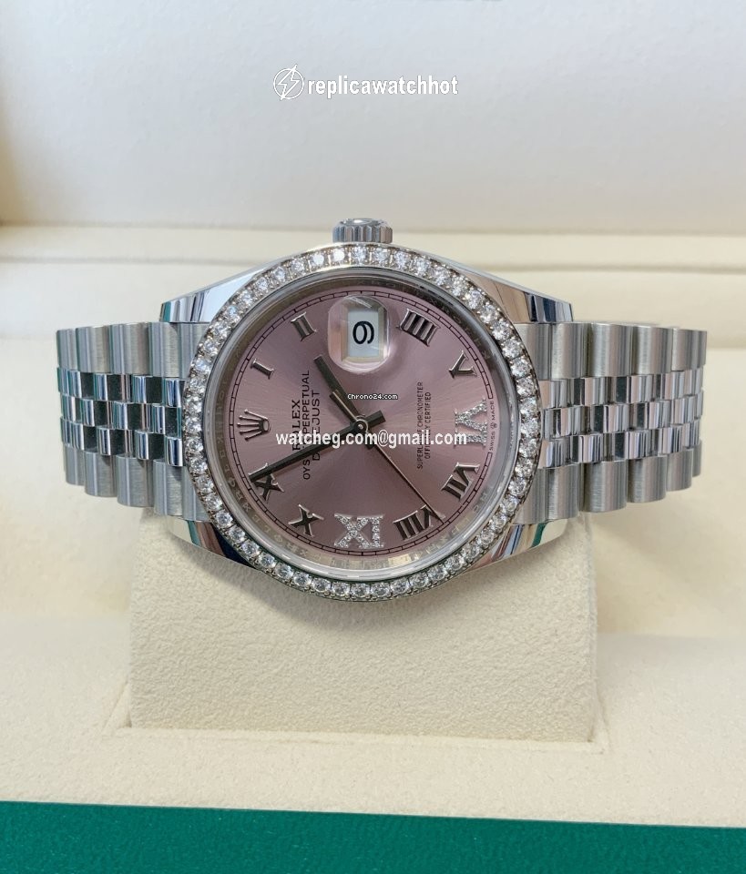 Rolex Datejust 36 Mens watch Unisex Steel Automatic 126284RBR 3