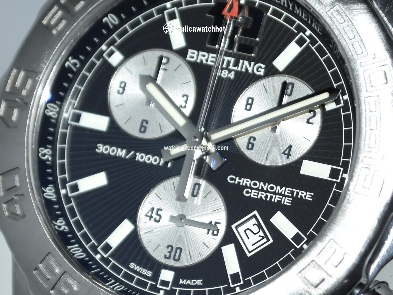 Breitling Colt Chronograph II Mens watch Unisex Quartz Steel A7338710 BB49 3