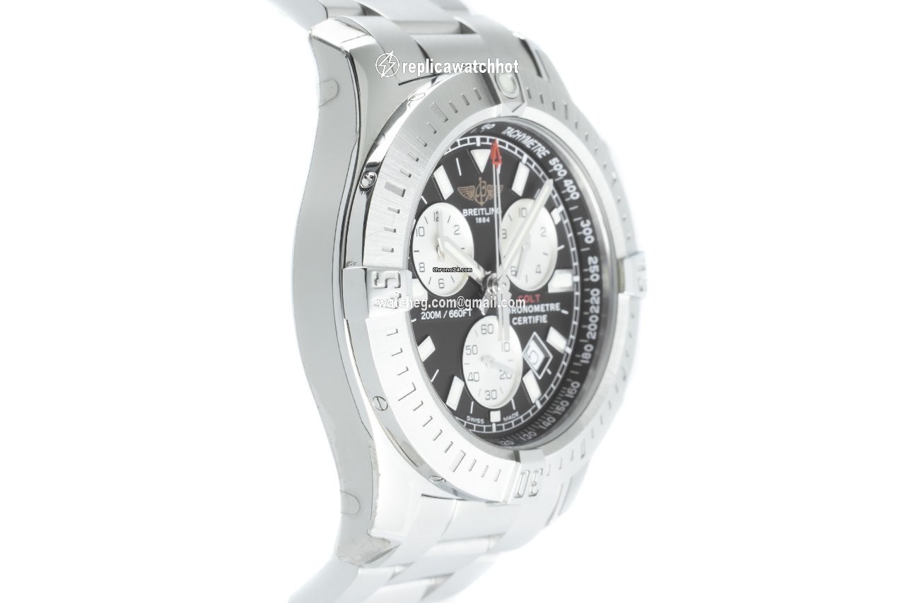 Breitling Colt Chronograph Mens watch Unisex Quartz Steel A73388 3