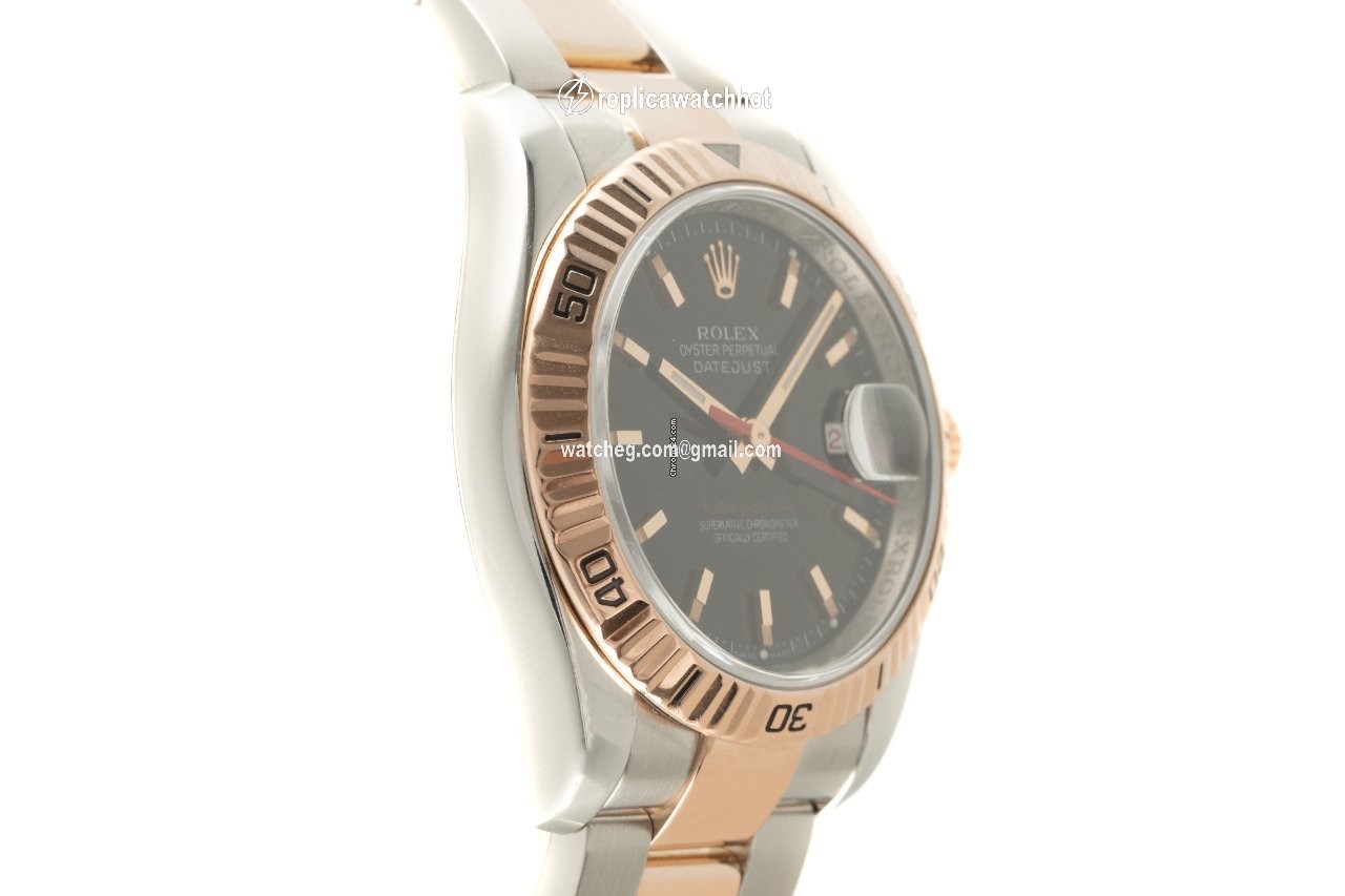 Rolex Datejust Turn-O-Graph Mens watch Unisex Gold Steel Automatic 116261 3