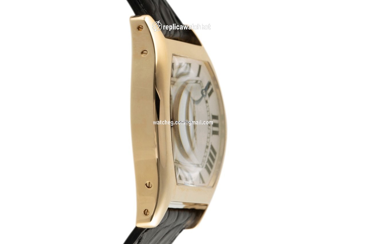 Cartier Tortue Mens watch Unisex Manual winding Yellow gold 2496 C 3