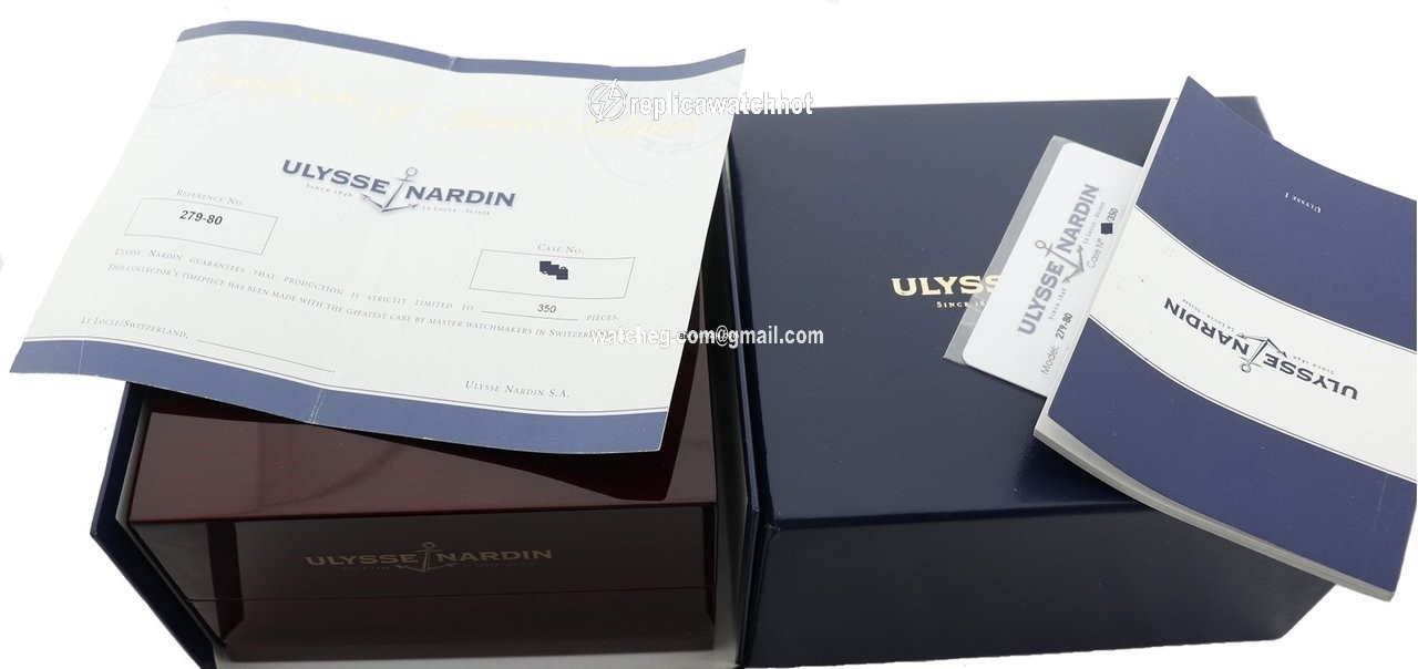 Ulysse Nardin Mens watch Unisex Automatic Platinum 279-80 3