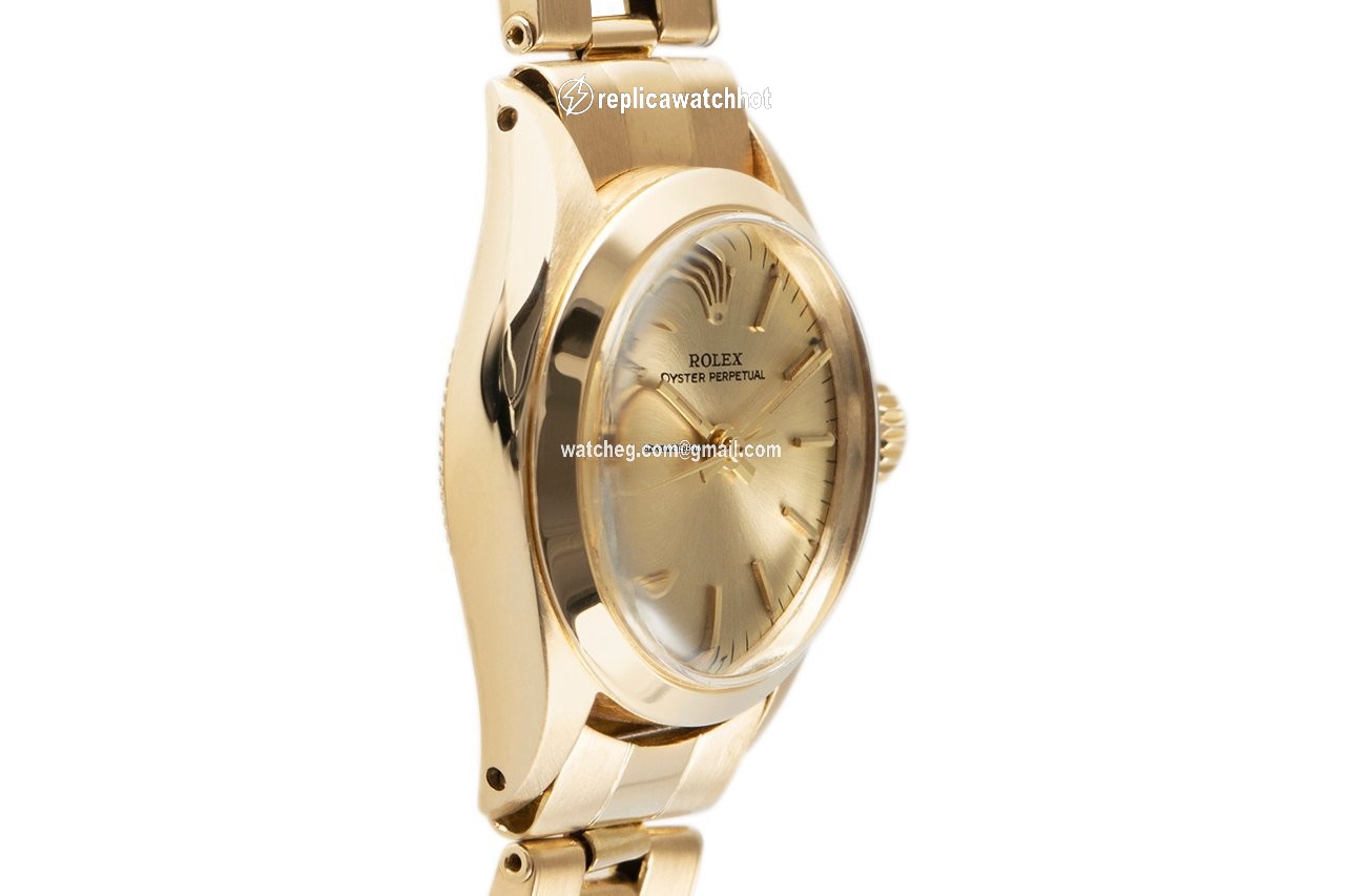Rolex Oyster Perpetual Womens watch Yellow gold Automatic 6618 3