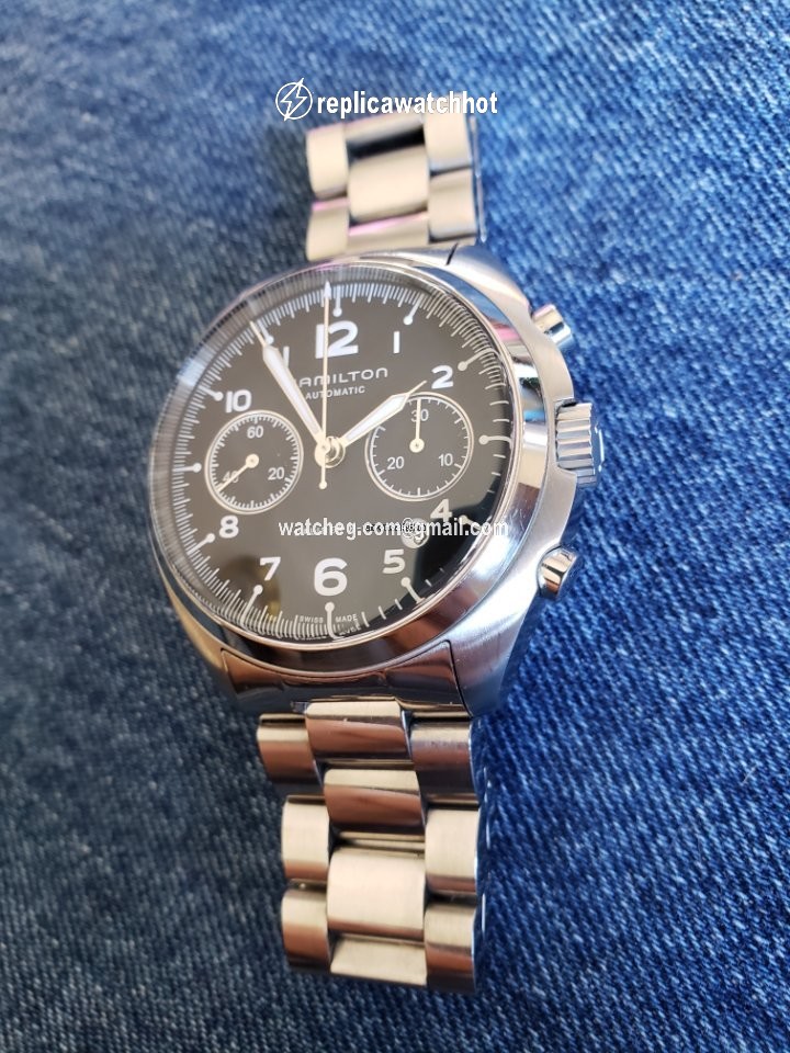 Hamilton Khaki Pilot Pioneer Mens watch Unisex Automatic Steel H76416135 3