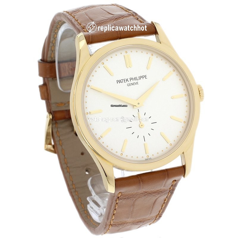 Patek Philippe Calatrava Mens watch Unisex Yellow gold 5196J-001 3