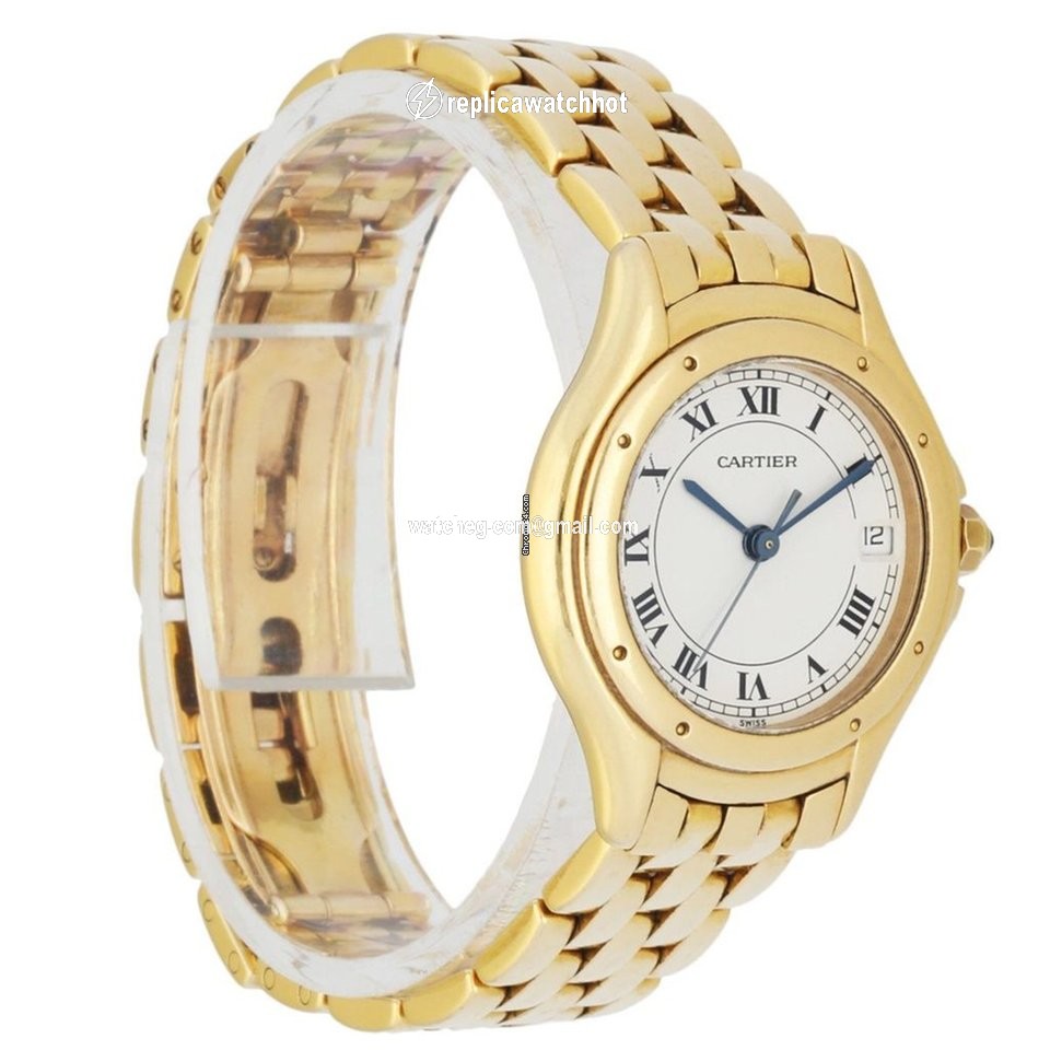 Cartier Cougar Womens watch Quartz Yellow gold 887906 3