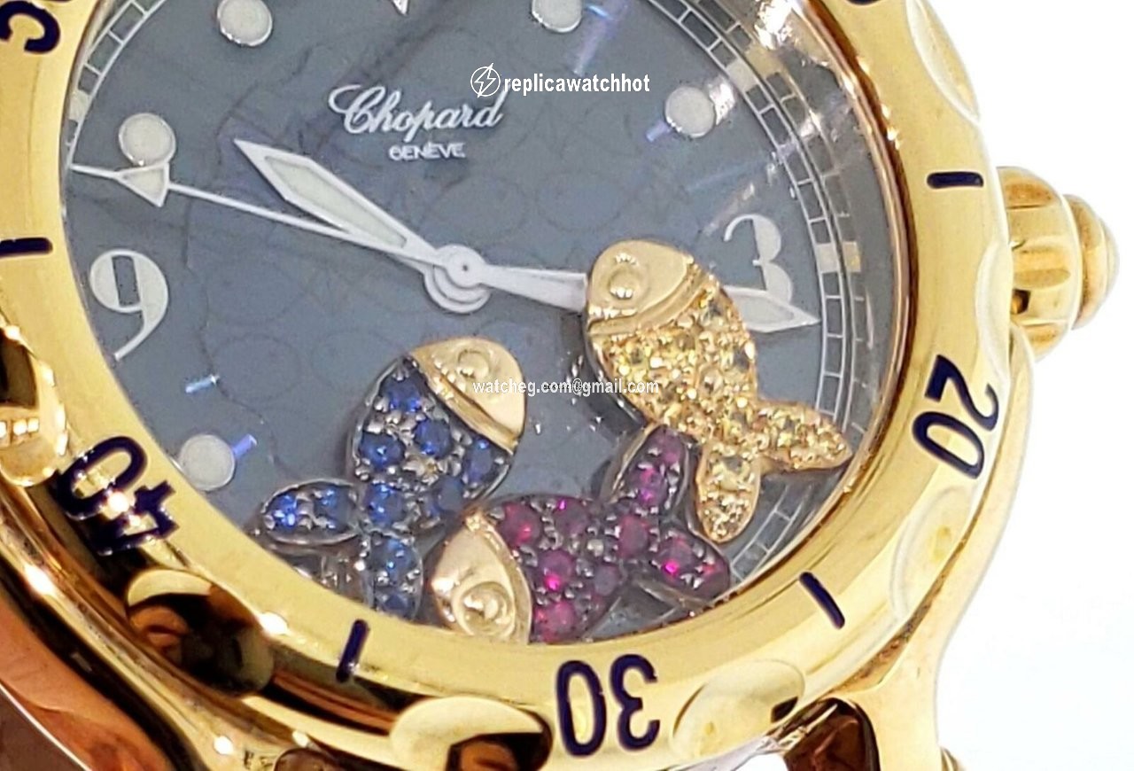 Chopard Happy Sport Quartz Yellow gold 28 3528-402 3