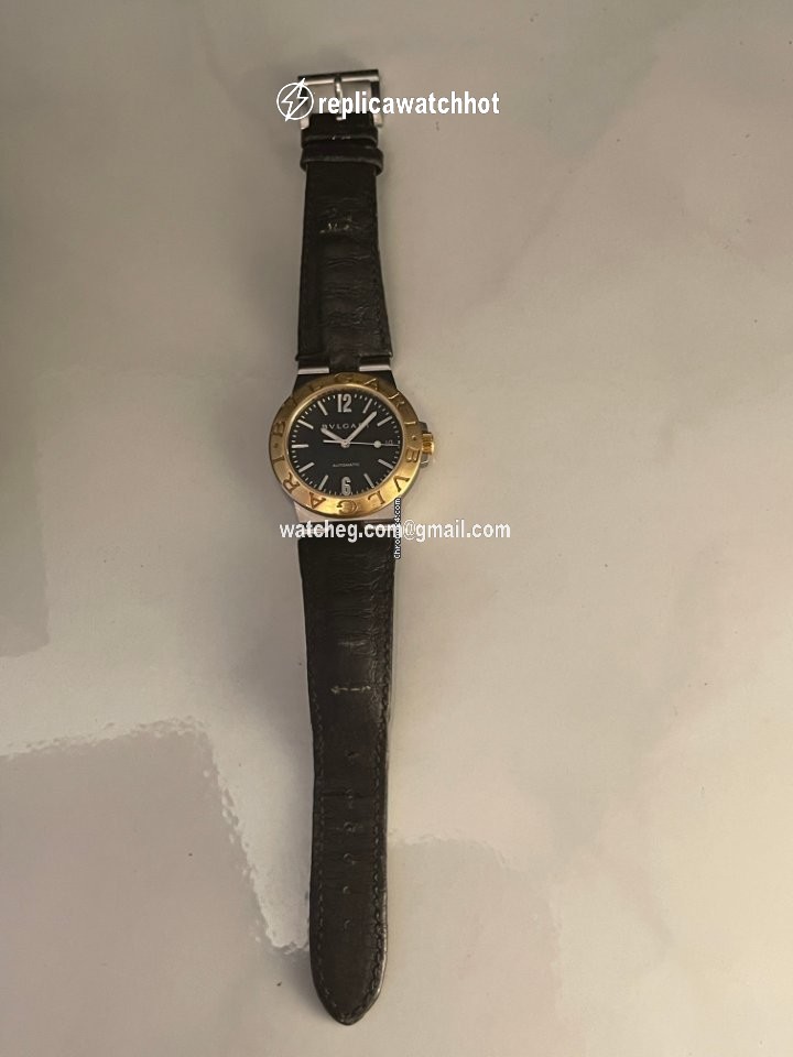 Bulgari Diagono Mens watch Unisex Automatic Gold Steel LC35SG 3