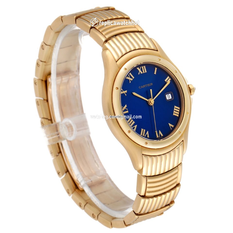 Cartier Cougar Mens watch Unisex Quartz Yellow gold 11651 3
