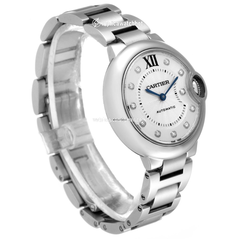 Cartier Ballon Bleu 33mm Womens watch Automatic Steel WE902074 3