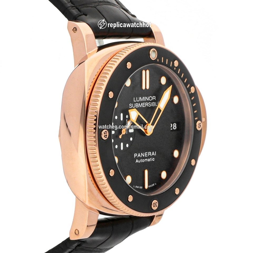 Panerai Luminor Submersible 1950 3 Days Automatic Mens watch Unisex Automatic Rose gold PAM00684 3